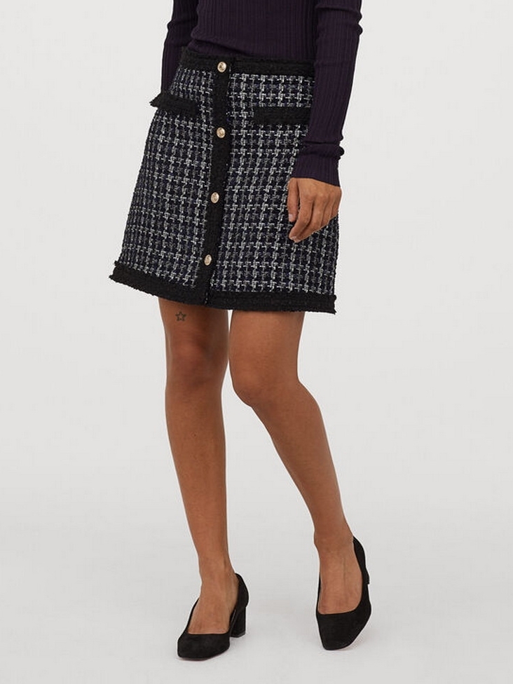 

Юбка H&M 0786197-0 42 Синяя