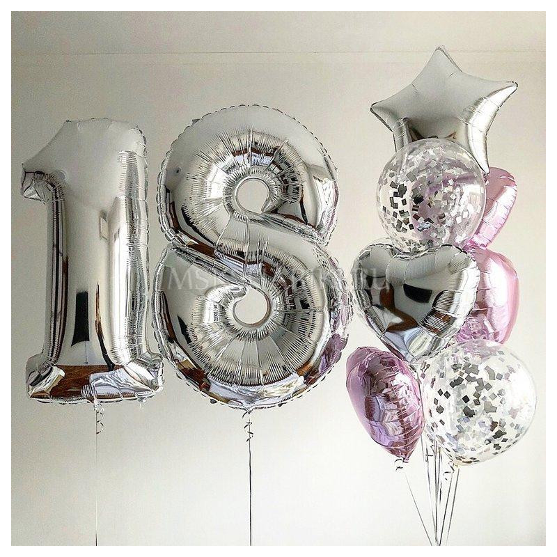 

Гелеві кульки набір цифри з композицією №26 FK-0026