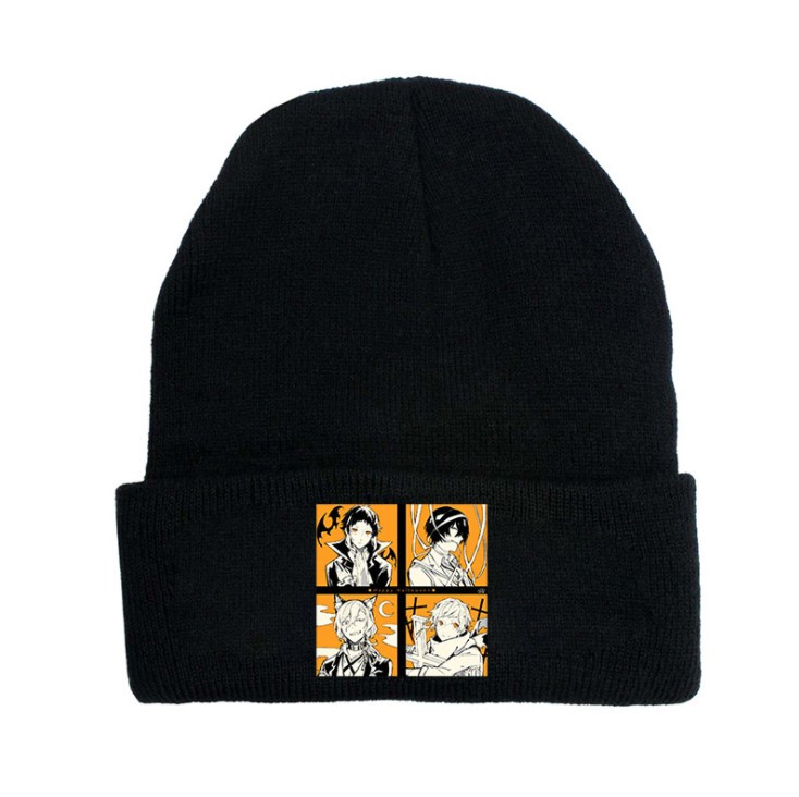 

Шапка Jsstore Аниме Бродячие Псы Наклейка Стиль 1 Черная