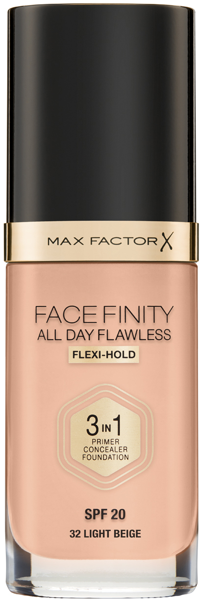 Акция на Тональная основа Max Factor Facefinity All Day Flawless 3 в 1 №32 Light Beige 30 мл (3614227923256) от Rozetka UA