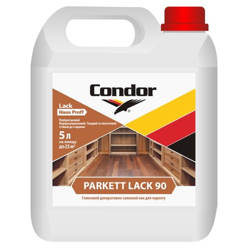 

Лак для паркета Condor HausProff 5 л (11899720)