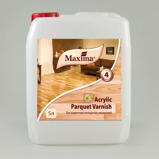 

Лак акриловый паркетный матовый Maxima, 5 л (11443530)