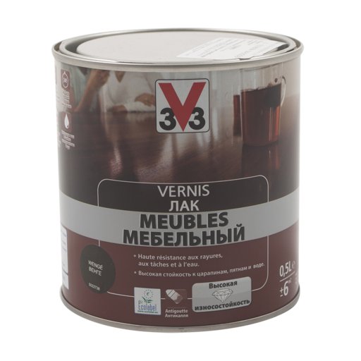 

Лак для мебели V33 Дуб Золотой 0,5 л (11330914)