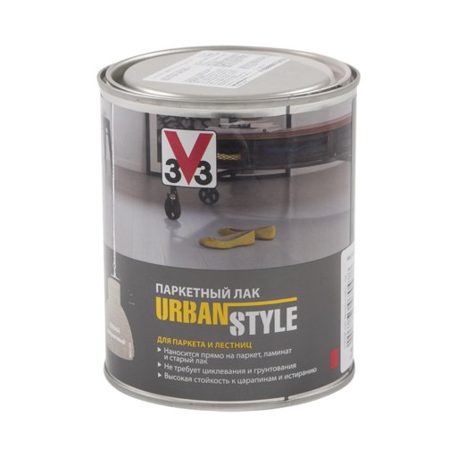 

Лак для паркета V33 Urban Style галька 0,75 л (11764564)