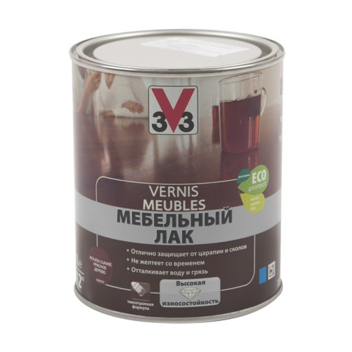 

Лак для мебели V33 Красное Дерево 1 л (11330830)