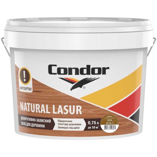 

Лазурь акриловая Condor Natural орех 0,75 л (11968166)