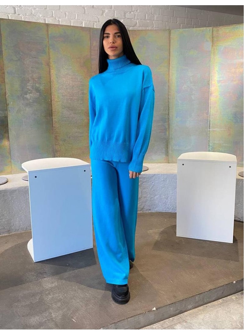 

Костюм женский тёплый bala вязанный oversize Modern Boutique синий,  КО9023, Костюм женский тёплый bala вязанный oversize Modern Boutique синий, S КО9023