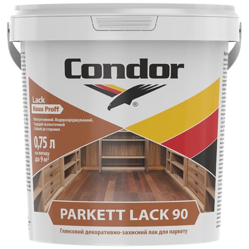 

Лак для паркета Condor HausProff 0,75 л (11899706)