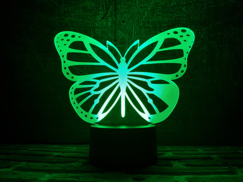 

Сменная пластина для 3D ночника "Бабочка 2" 3DTOYSLAMP