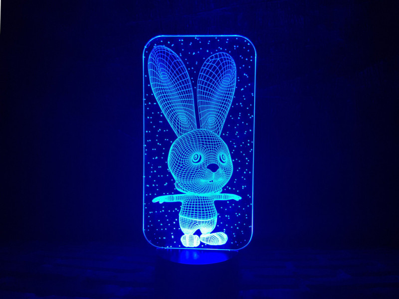 

Детский ночник - светильник "Зайчик" 3DTOYSLAMP