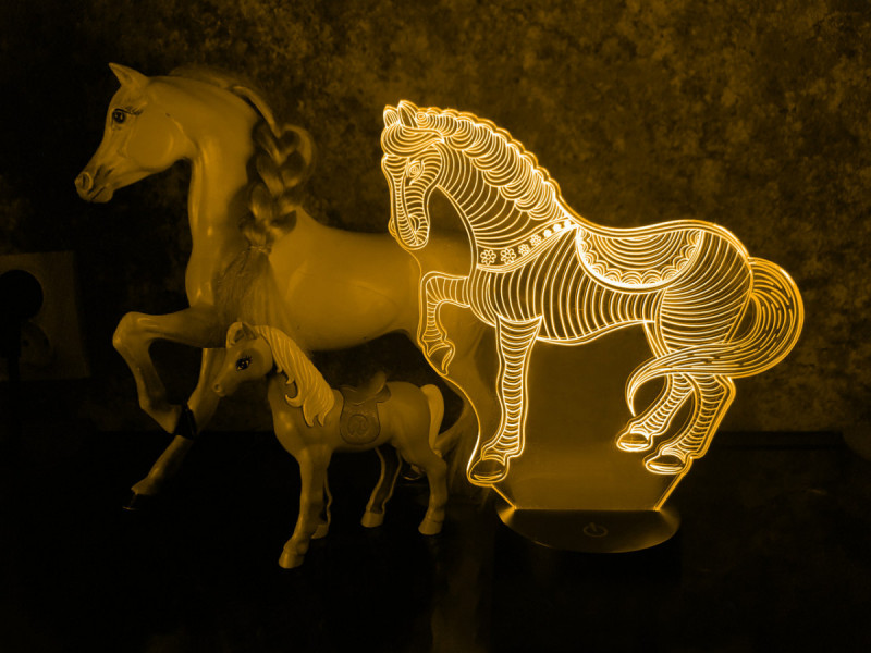

3D Светильник "Лошадка" 3DTOYSLAMP