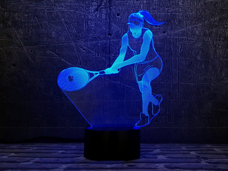 

3D светильник-ночник "Теннисистка" 3DTOYSLAMP
