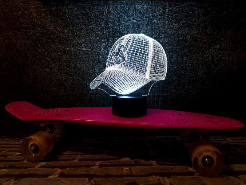

Детский ночник - светильник "Бейсболка" 3DTOYSLAMP