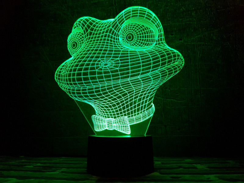

Детский ночник "Лягушонок" 3DTOYSLAMP