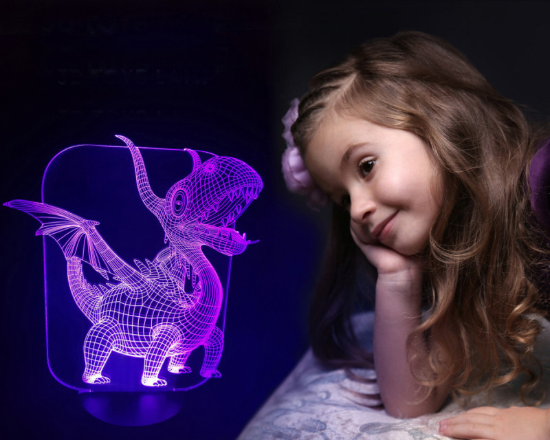

Детский ночник "Дракоша" 3DTOYSLAMP