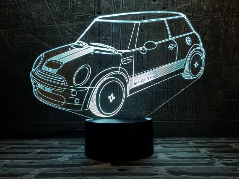 

3D светильник ночник "Автомобиль 37" 3DTOYSLAMP