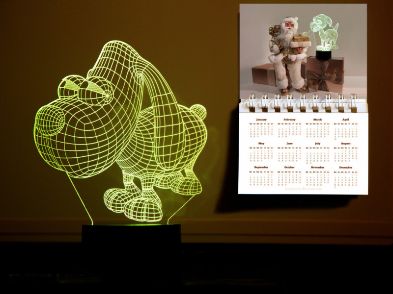 

Детский ночник "Пёсик" 3DTOYSLAMP