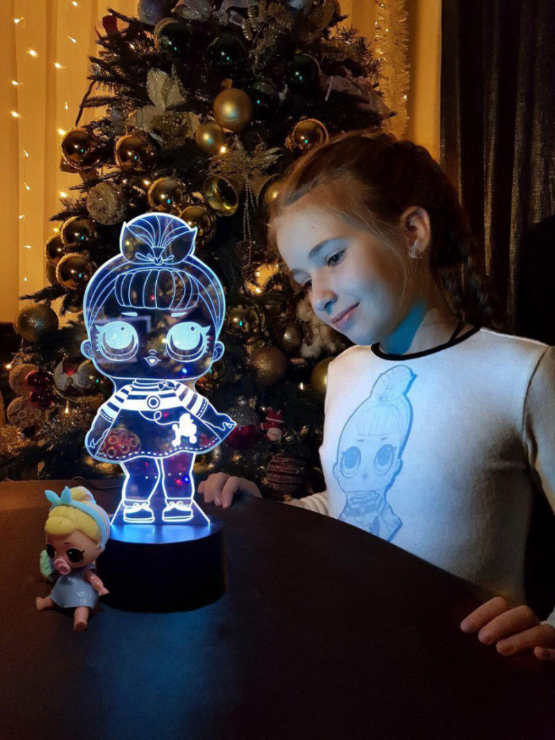 

Сменная пластина для 3D светильников «LOL 1» 3DTOYSLAMP