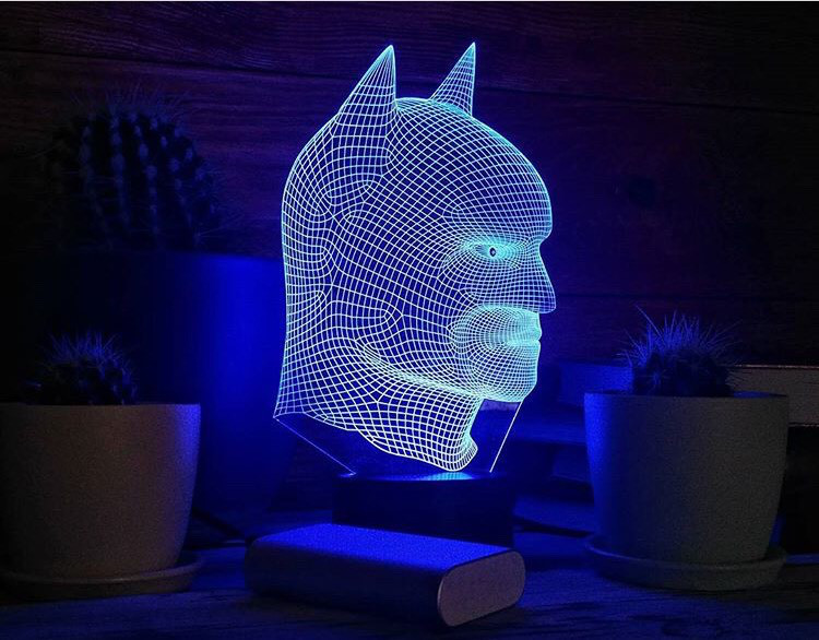 

Детский ночник - светильник "Бэтмен 2" 3DTOYSLAMP