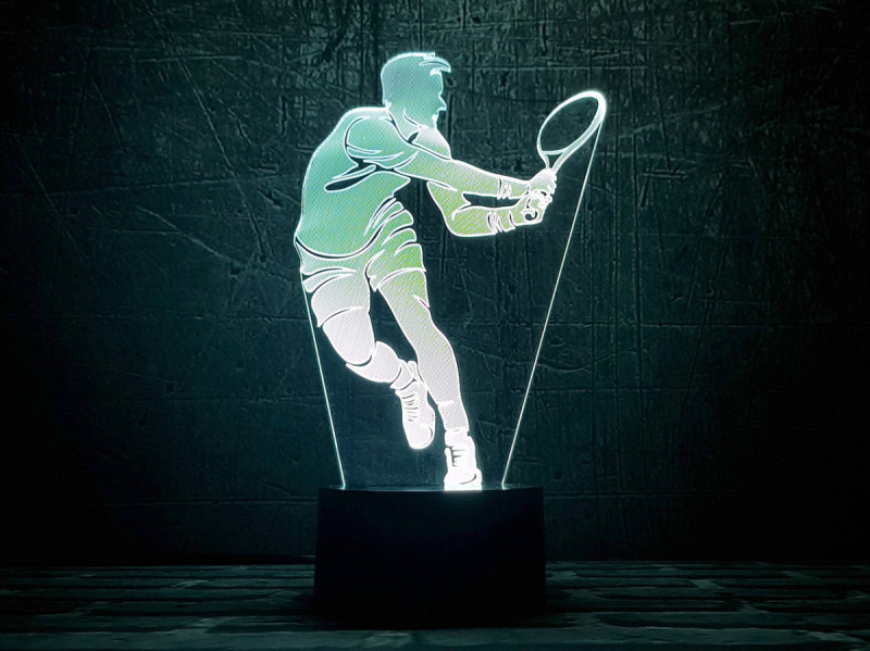 

3D светильник-ночник "Теннисист" 3DTOYSLAMP