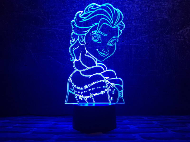 

Сменная пластина для 3D ламп "Холодное Сердце 2" 3DTOYSLAMP