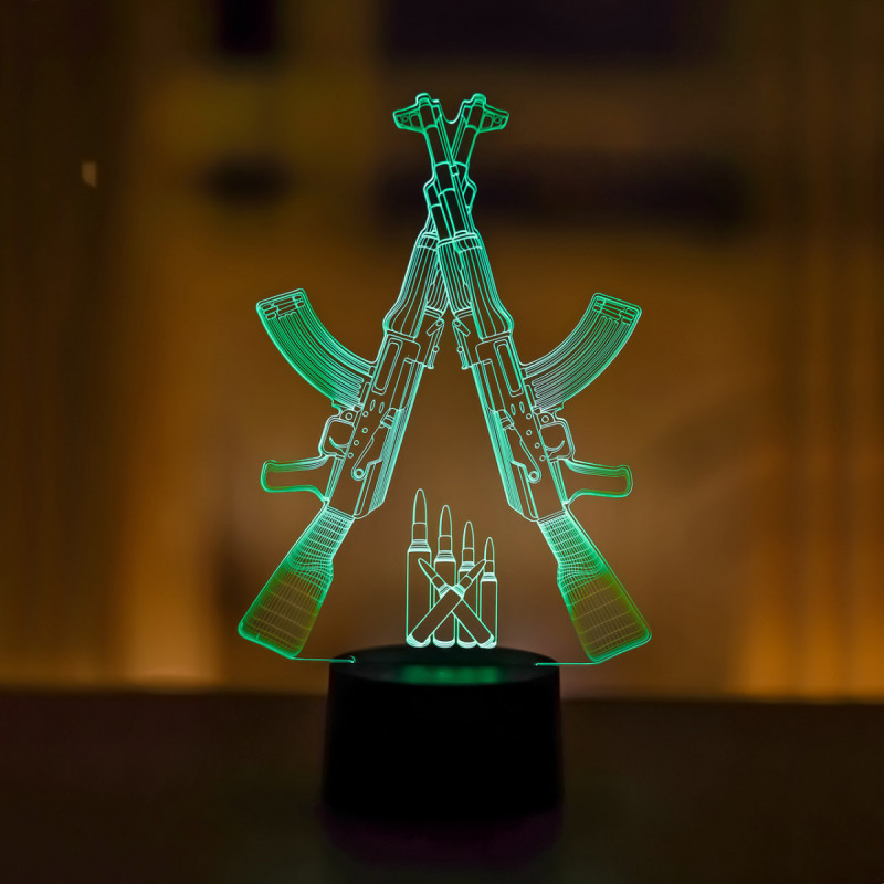 

3D ночник "Автоматы" 3DTOYSLAMP