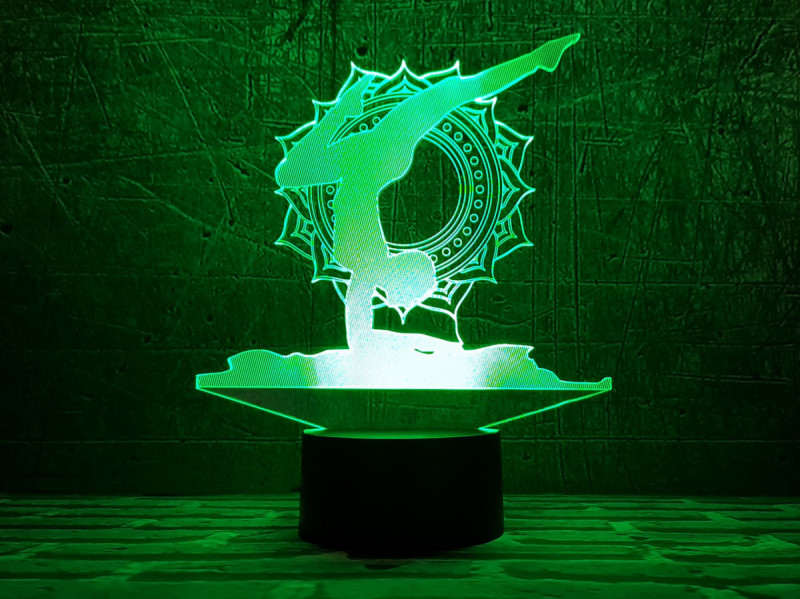 

3D светильник-ночник "Йога 2" 3DTOYSLAMP