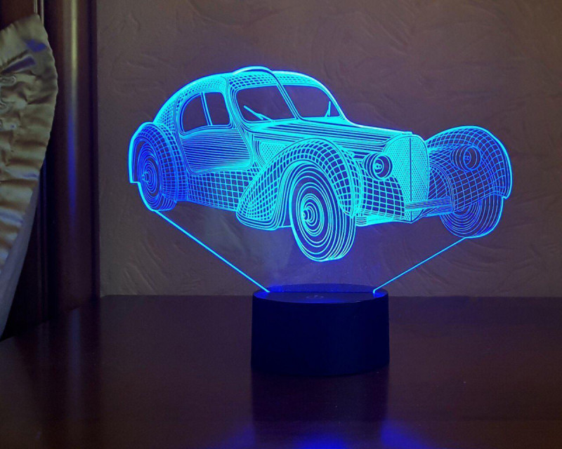 

Детский ночник - светильник " Автомобиль 35 " 3DTOYSLAMP