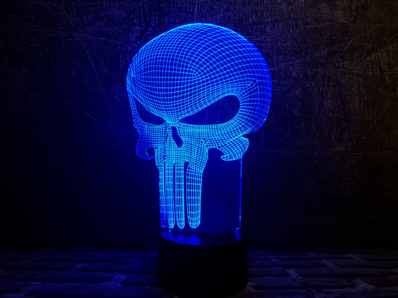 

3D лампа "Каратель" 3DTOYSLAMP