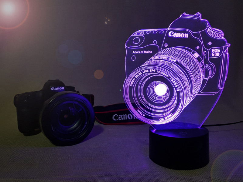 

3d светильник "Фотоаппарат" 3DTOYSLAMP