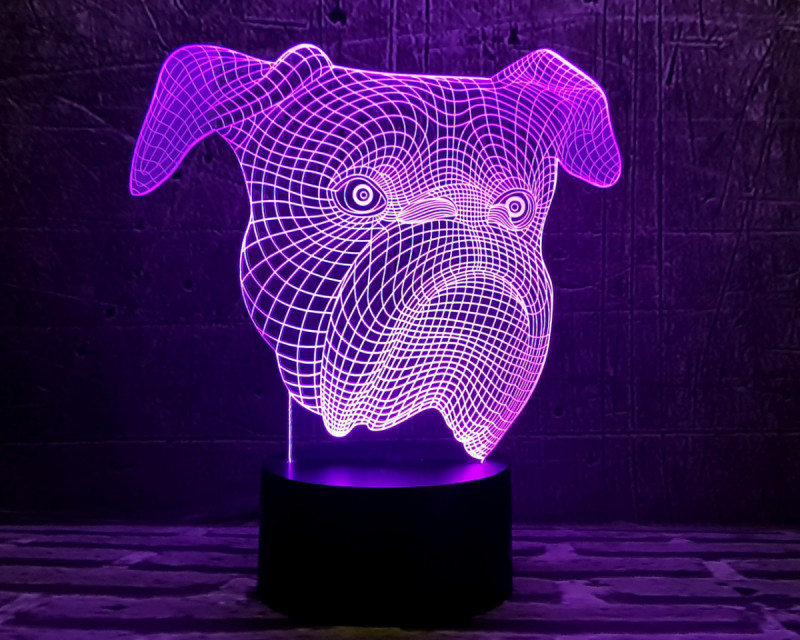 

Сменная пластина для 3D светильников "Бульдог" 3DTOYSLAMP 930330615