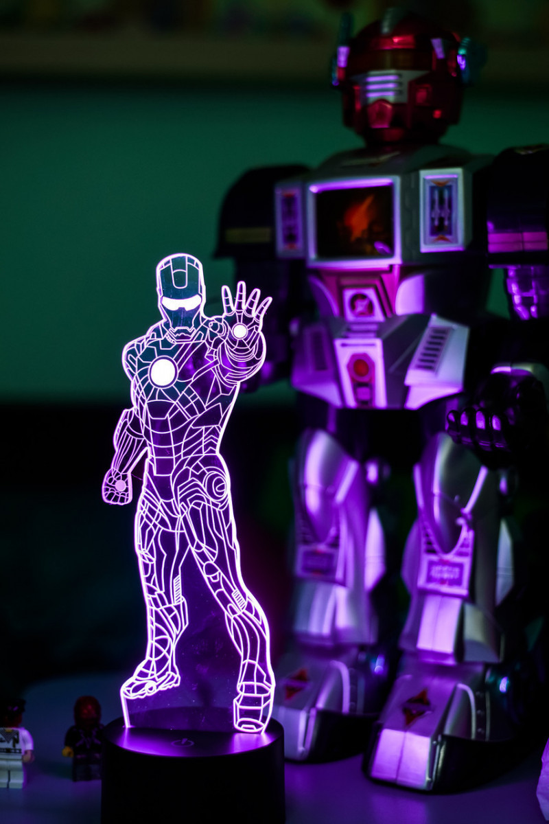 

Ночник - светильник детский "Железный человек 1" 3DTOYSLAMP