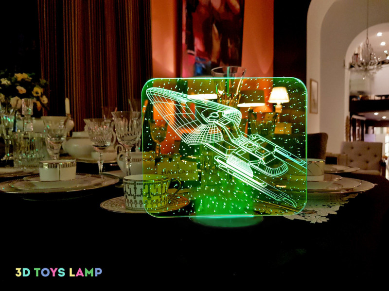 

3D лампа "Космический корабль 4" 3DTOYSLAMP