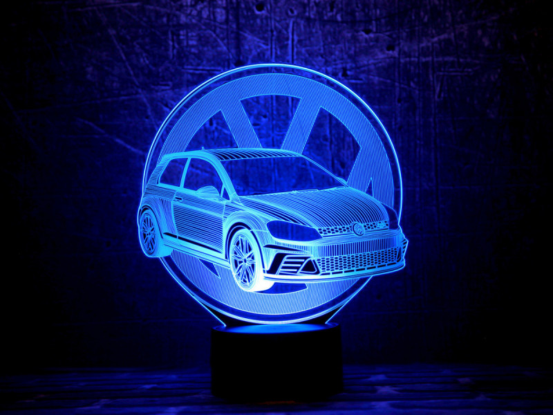 

Сменная пластина для 3D светильников "Автомобиль 18" 3DTOYSLAMP
