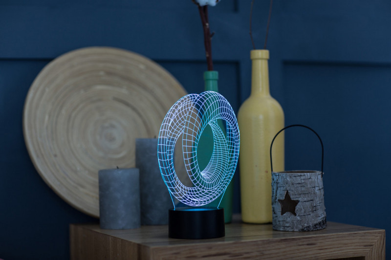 

3D лампа "Лента Мебиуса 3" 3DTOYSLAMP