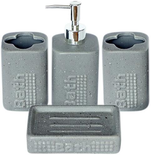 

Набор аксессуаров Bathroom "Bath" для ванной комнаты: дозатор, мыльница и стакан