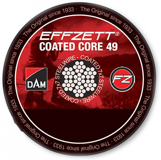 

Поводочный стальной материал 7х7 DAM Effzet Coated Core 49 Steeltrace 10 м 7 кг Brown