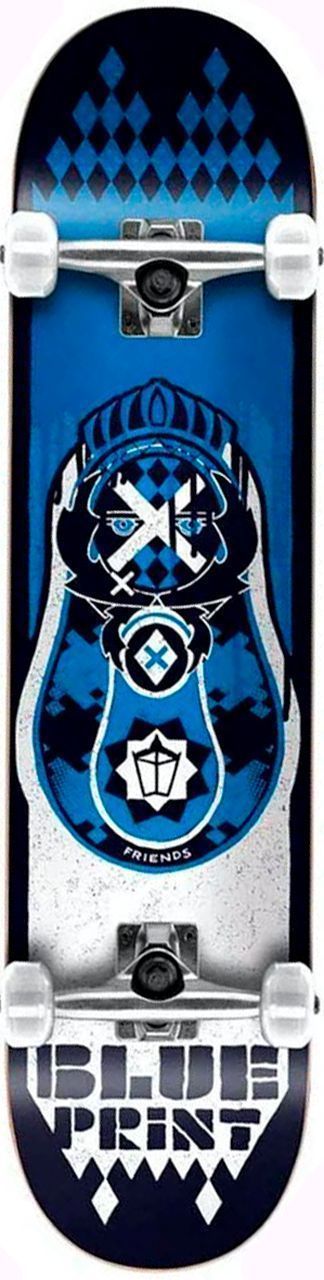 

Скейт Комплит BLUE PRINT BABUSHKA Blue 8.0 FA20