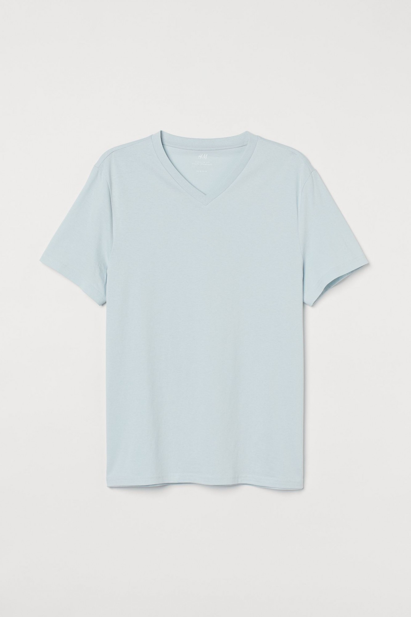 

Футболка Regular Fit с v-вырезом размер М светло-бирюзовый 0763275029
