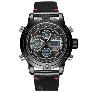 

Мужские наручные часы AMST 3022P All Black Smooth Wristband