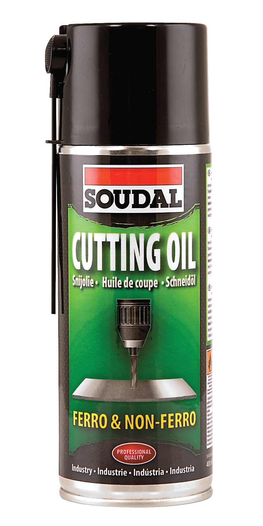 

Охлаждающий аэрозоль Soudal (защита при обработке металлов) 400мл бесцветный Cutting Oil (0000900000001000CO) Соудал