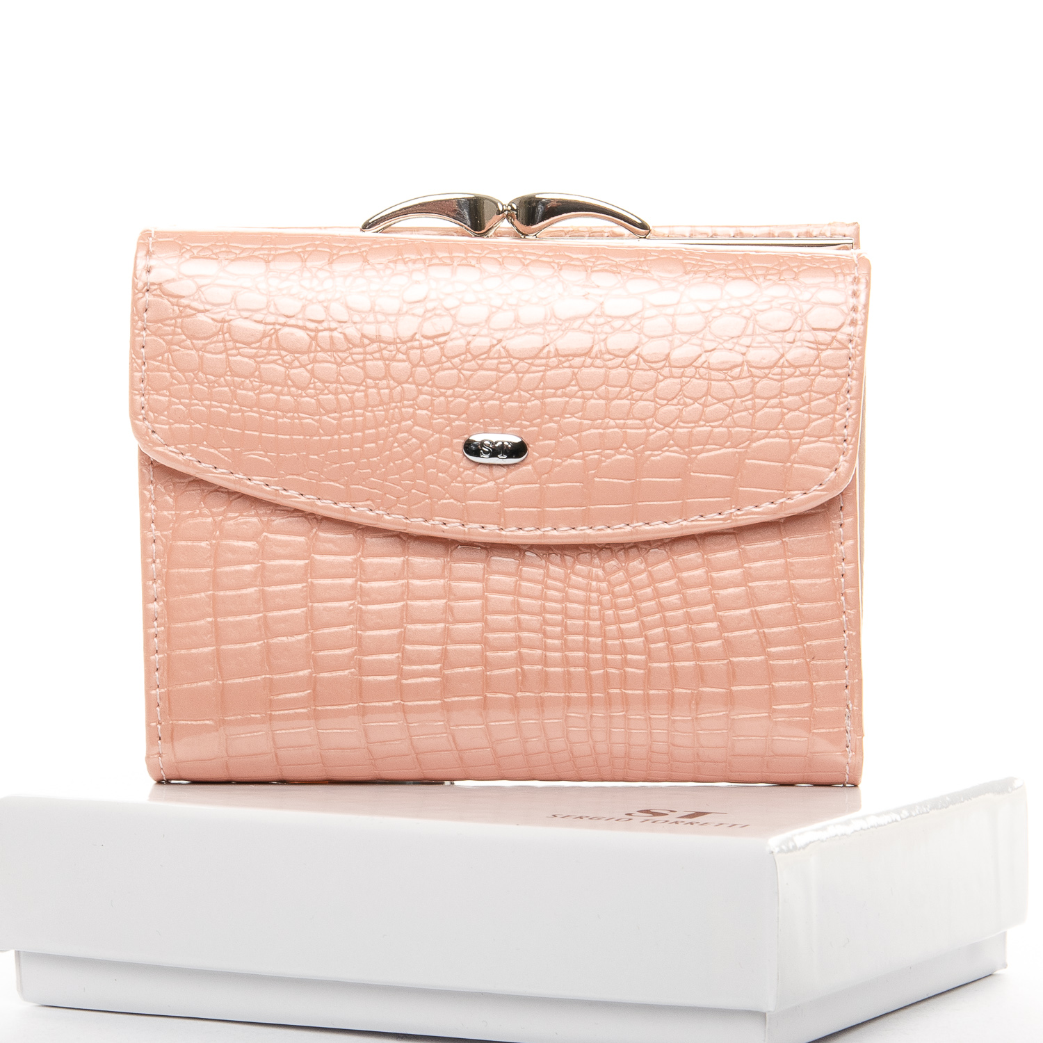 

Кошелек LR кожа-лак SERGIO TORRETTI WS-11 pink