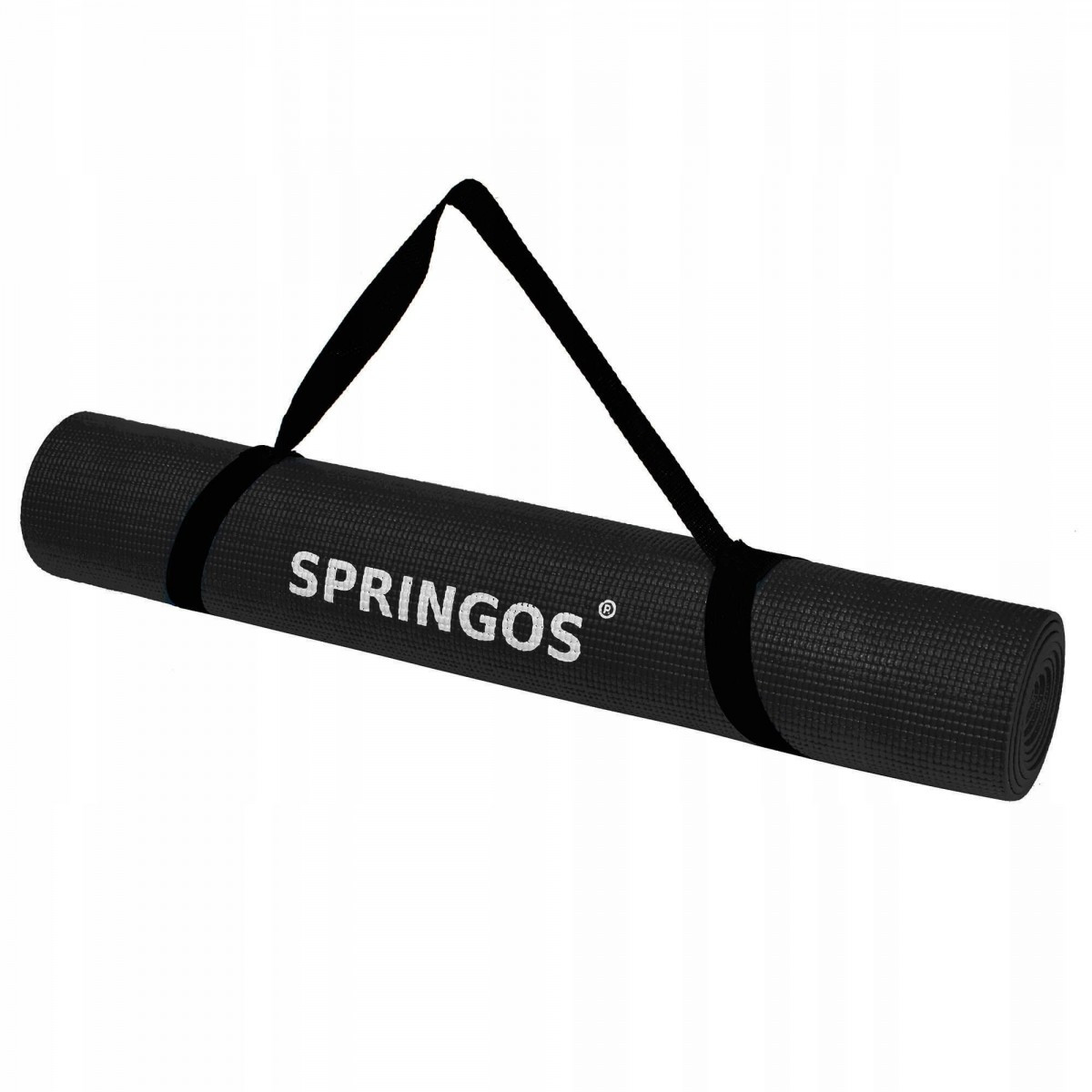 

Коврик для йоги и фитнеса Springos PVC 4 мм Black ( YG0034 )