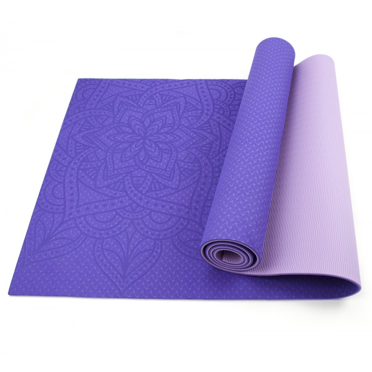 

Коврик для йоги и фитнеса Sportcraft TPE 6 мм Purple/Pink ( ES0028 )