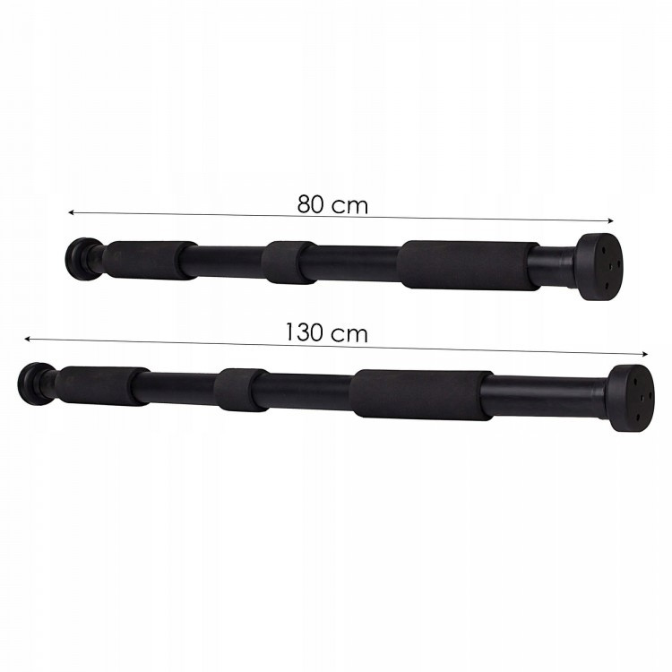 

Турник Springos раздвижной Black 80-130 см (FA0098)