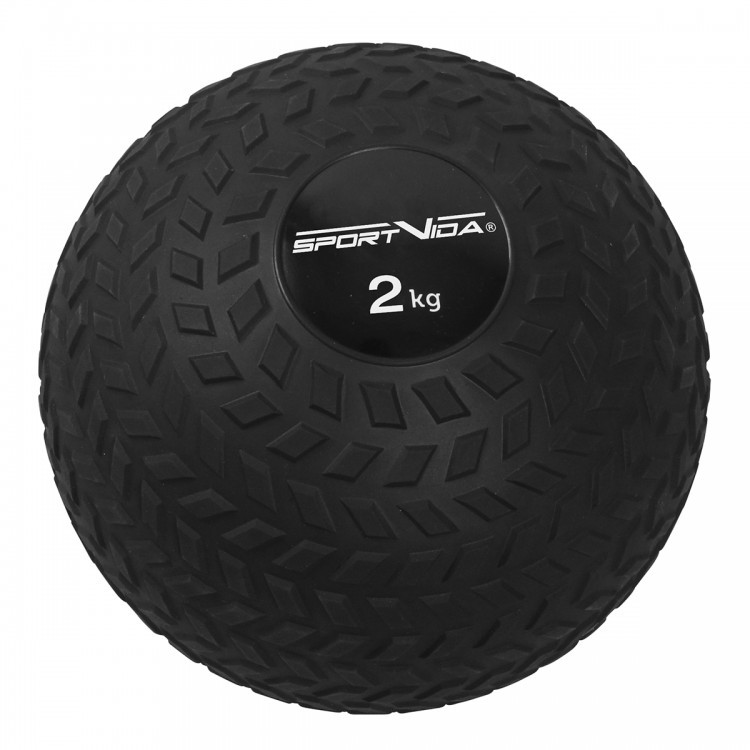 

Слембол (медичний м'яч) для кросфіту SportVida Slam Ball 2 кг Black (SV-HK0344)