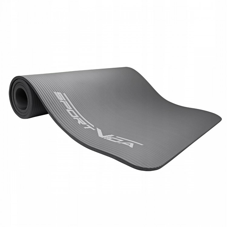 

Коврик для фитнеса и йоги SportVida NBR 1 см Grey ( SV-HK0247 )