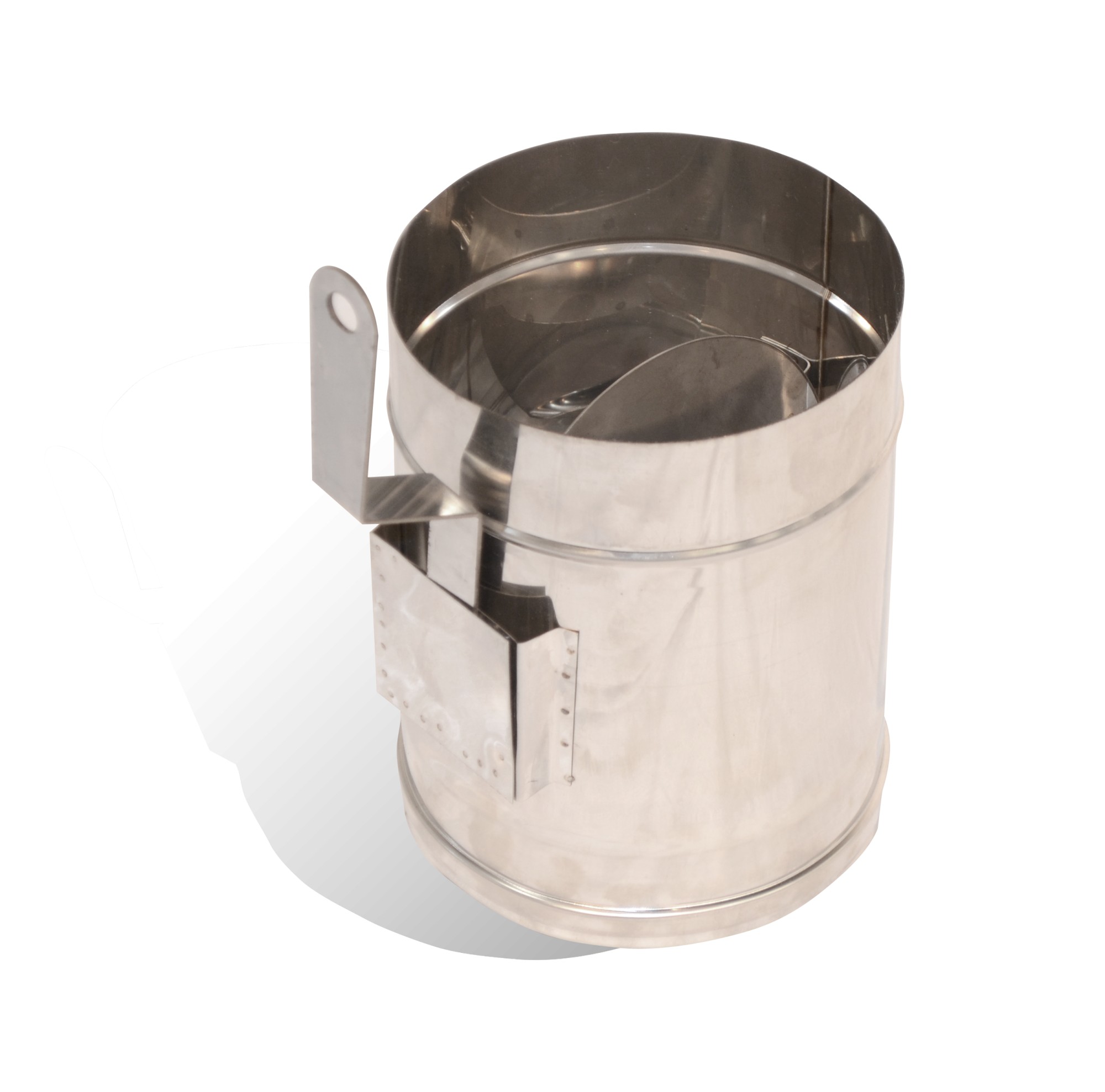 

Регулятор тяги із нержавіючої сталі з термоізоляцією в оцинкованому кожусі Versia-Lux ф 160 / 220 мм товщина 0,6 мм