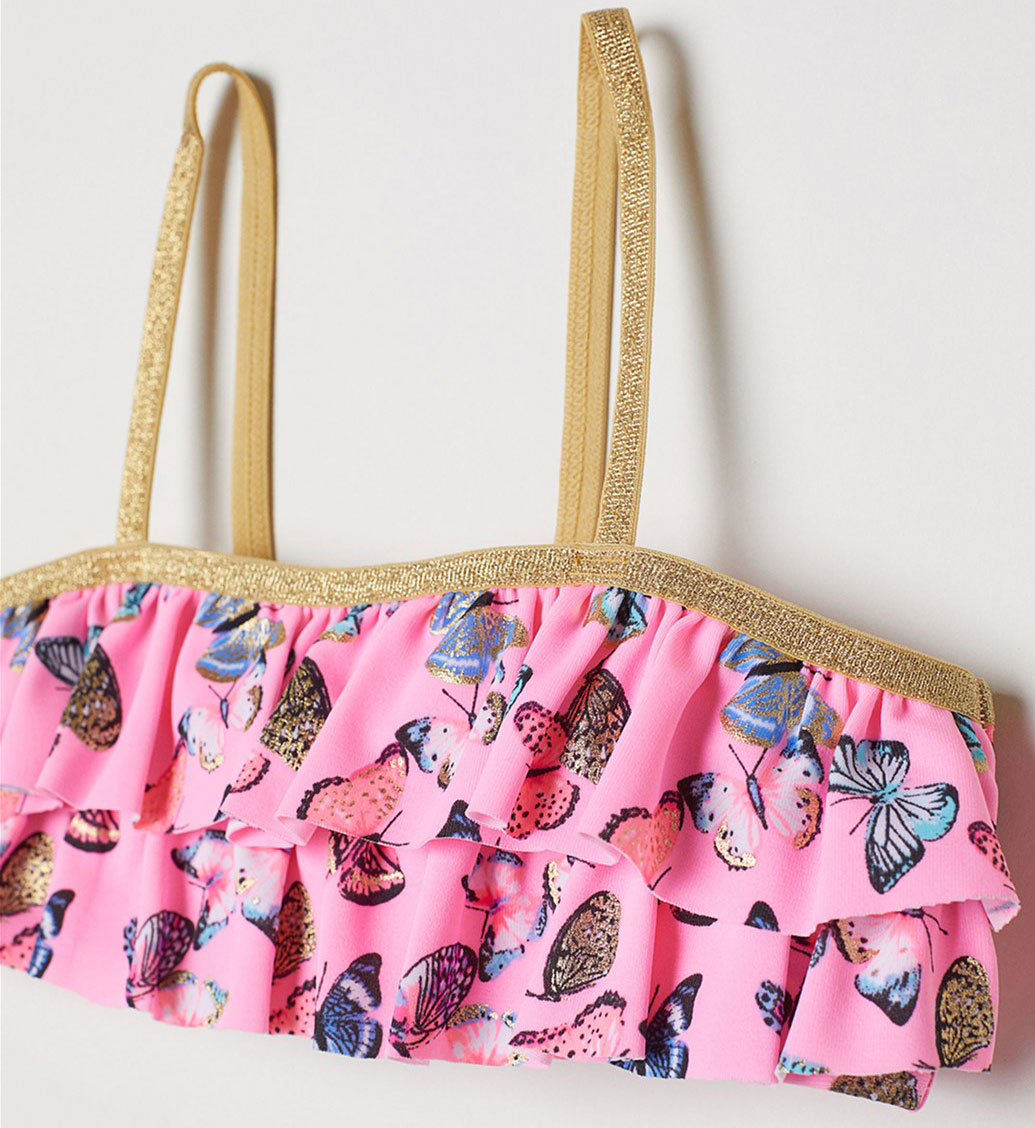

Верхняя часть купальника H&M 5929377 98-104 см Розовая