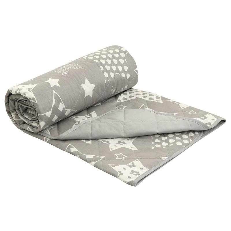 

Одеяло Руно Stars Grey Летнее 200x220 см украина, хлопок/полиэстер